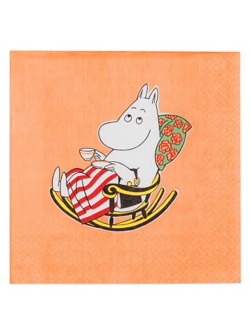 Serwetki (20 szt.) "Moominmamma" w kolorze pomarańczowym