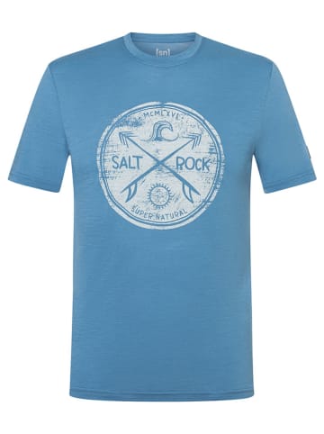 Funktionsshirt "Salt & Rock" in Hellblau