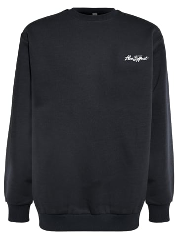 Sweatshirt in Schwarz