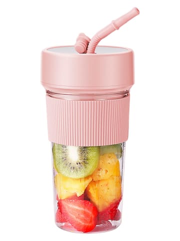 Blender akumulatorowy "K5" w kolorze jasnoróżowym - 350 ml