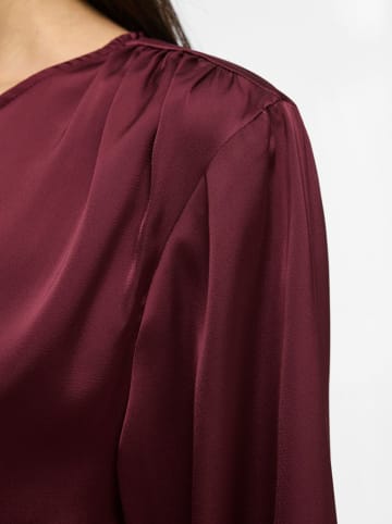 Bluse "Vienna" in Bordeaux