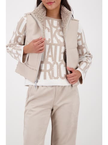 Wende-Weste in Creme