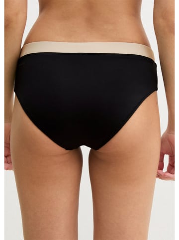 Figi bikini w kolorze czarno-kremowym