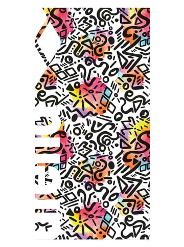 Badetuch in Weiß/ Schwarz/ Bunt - (L)160 x (B)80 cm
