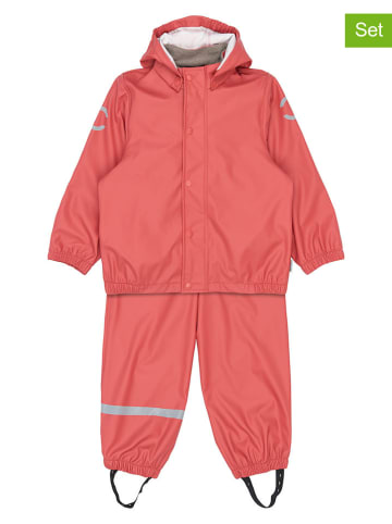 2tlg. Regenoutfit in Rot