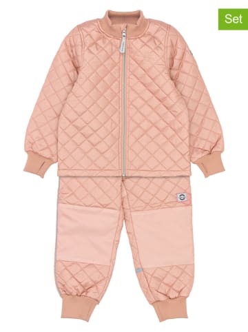 2-delige thermo-outfit lichtroze