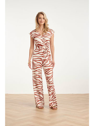 Jumpsuit crème/lichtbruin