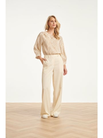 Blouse beige/crème