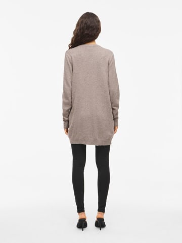 Cardigan "Viril" in Taupe