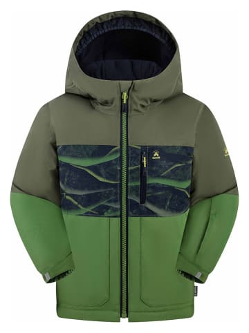 Winterjacke "Crosby" in Grün/ Grau