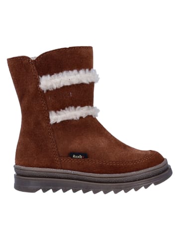 Leren winterboots "Anna" bruin