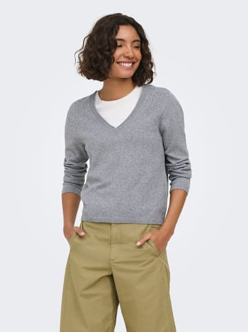 Sweter w kolorze szarym