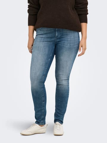 Dżinsy - Skinny fit - w kolorze niebieskim