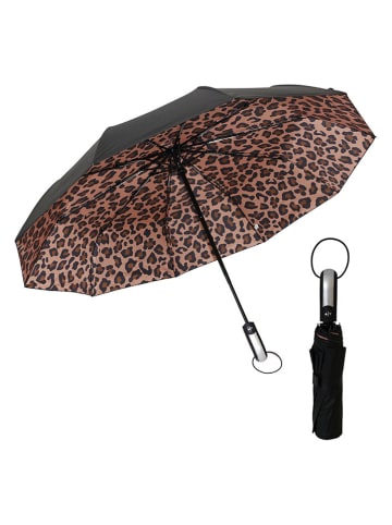 Parasol w kolorze czarno-jasnobrązowym - Ø 105 cm