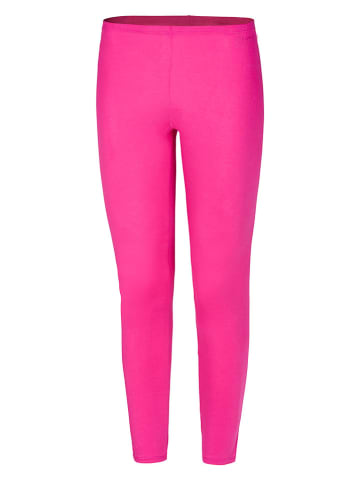 Legginsy (3 par) w kolorze różowo-czarno-szarym