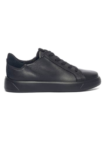 Leren sneakers zwart