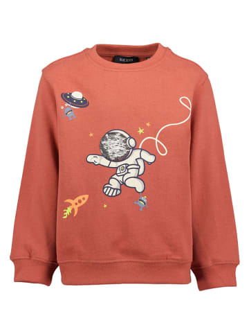 Sweatshirt in Koralle