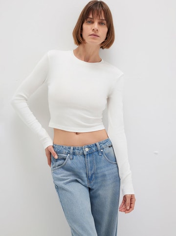 Longsleeve in Weiß