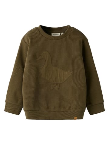 Sweatshirt "Naffel" in Braun