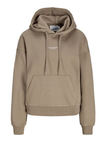 Hoodie "Studio" in Taupe