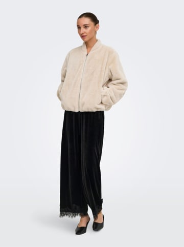 Teddyjacke in Beige