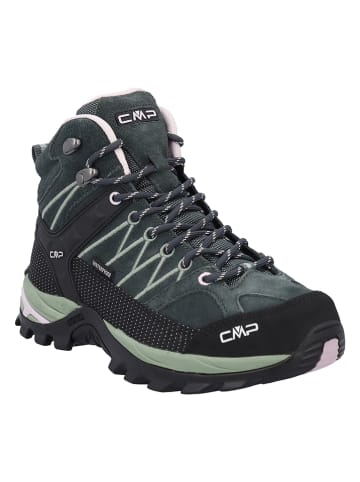 Leren trekkingschoenen "Rigel Mid" groen
