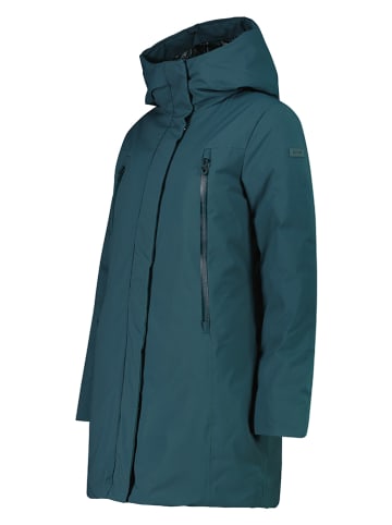 Regenmantel turquoise