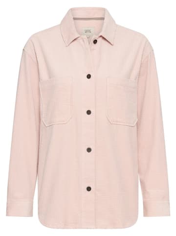 Corduroyblouse lichtroze