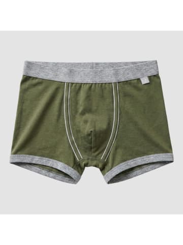 2er-Set: Boxershorts in Grau/ Khaki/ Dunkelblau