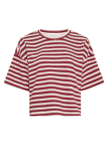 Shirt bordeaux/wit