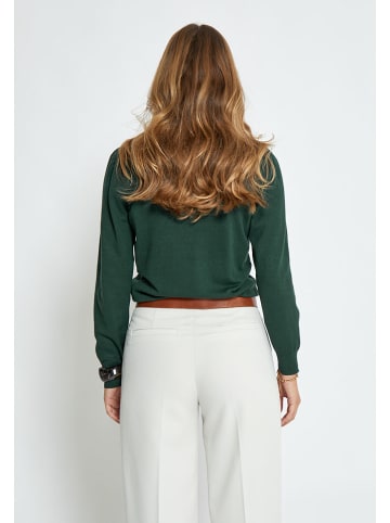 Sweter w kolorze ciemnozielonym
