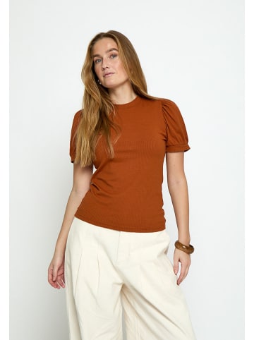 Shirt in Cognac