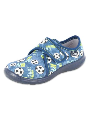 Pantoffels "Game" blauw