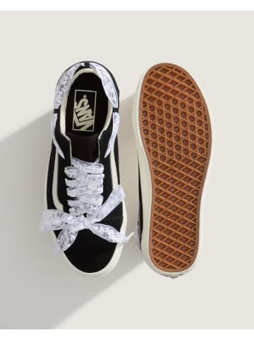 Leder-Sneakers in Schwarz