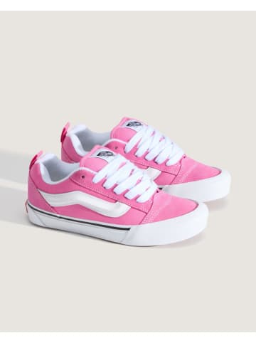 Skórzane sneakersy w kolorze jasnoróżowym