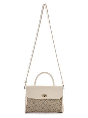 Henkeltasche in Beige - (B)25 x (H)18 x (T)10 cm