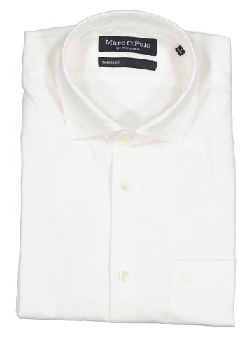 Blouse - shaped fit - wit