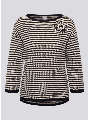 Pullover in Schwarz/ Creme