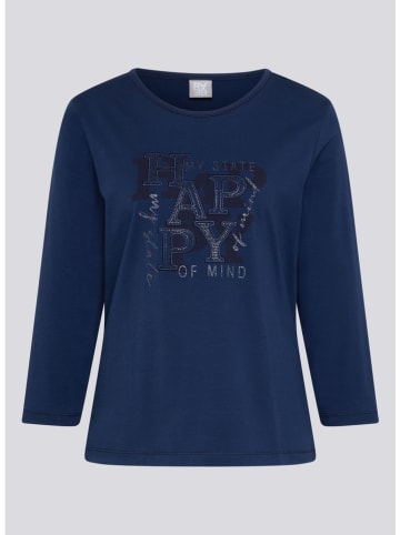 Longsleeve in Dunkelblau