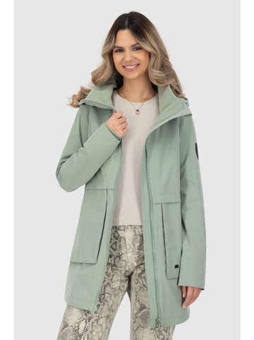 Parka w kolorze miętowym