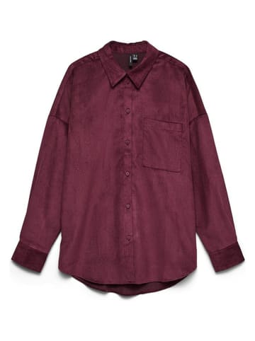 Corduroyblouse in Bordeuax