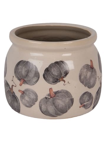 Blumentopf in Beige - (H)10 x Ø 12 cm