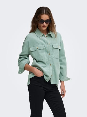 Jeansjacke in Hellgrün