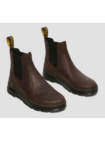 Leder-Chelsea-Boots in Braun