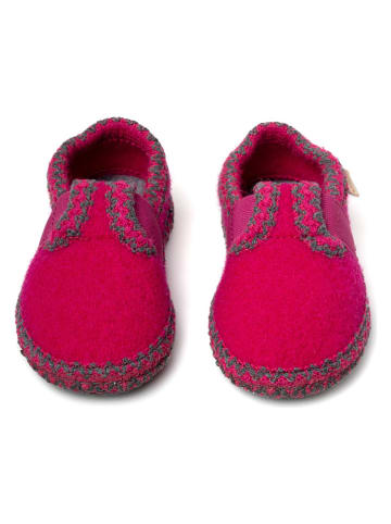 Pantoffels "Schurli" in Fuschia