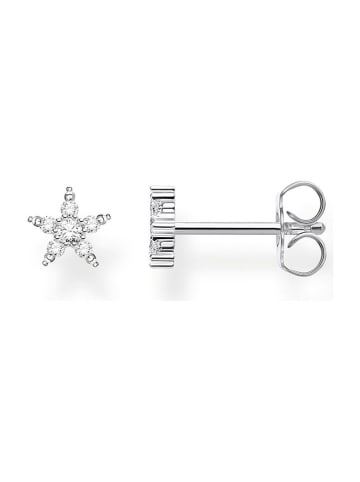 Silber-Ohrstecker mit Edelsteinen