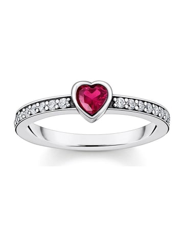 Silber-Ring mit Edelsteinen