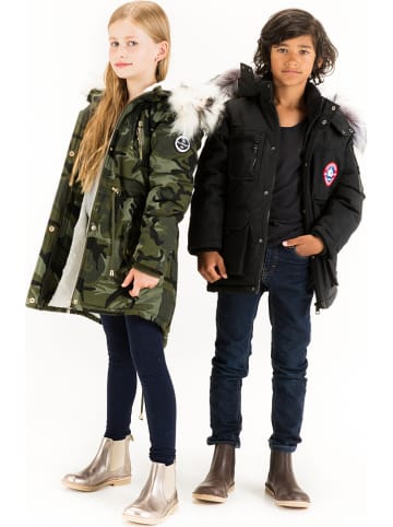 Parka in Schwarz