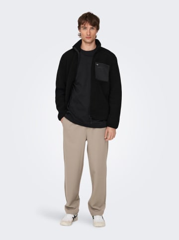 Fleece vest "Dallas" zwart