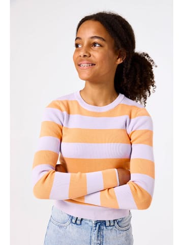 Trui lila/oranje